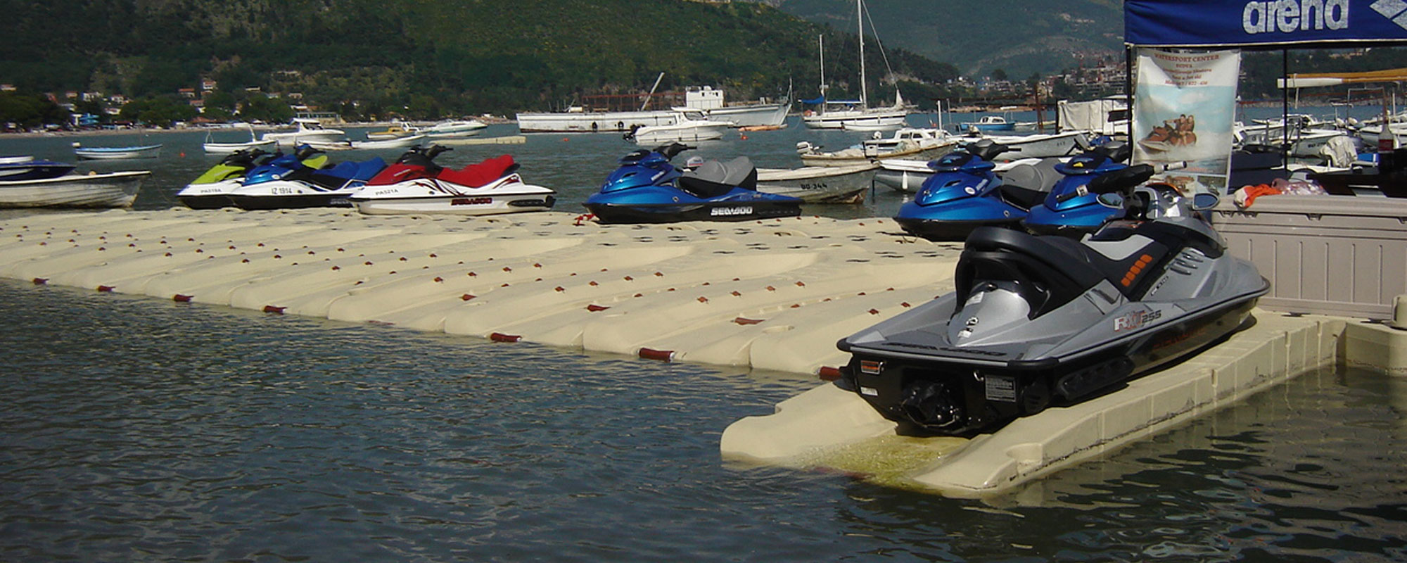 Jetport piattaforme galleggianti per moto d'acqua